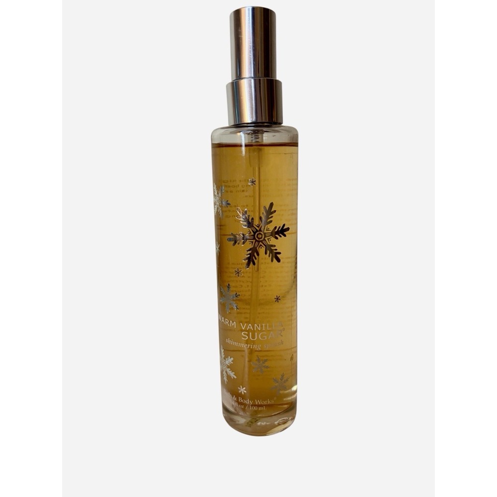 Bath & Body Works WARM VANILLA SUGAR Shimmering Splash 3.4 Fl oz New